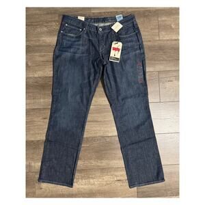 Levi's Bold Curve Straight Leg Dark Wash Jeans Size 33‎ x 32 NWT